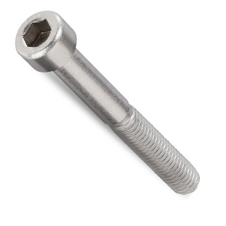 5/16-18 Socket Head Cap Screw, Zinc Plated Alloy Steel, 4 In Length, 100 PK